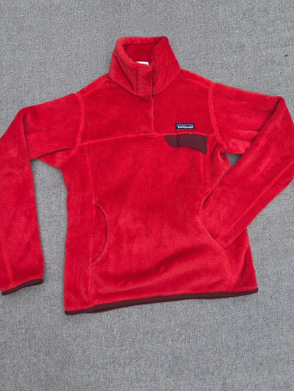 Patagonia Women’s Re-Tool Snap-T Polartec Fleece Pullover Red XS